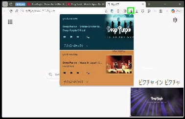 �����̃^�u�Ń��f�B�A���Đ����Ă���ꍇ�^Microsoft Edge