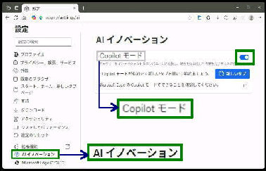 Copilot [h^AI Cmx[Vuݒv