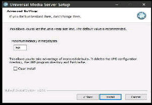 Advanced Settings ʁ^Universal Media Server Setup