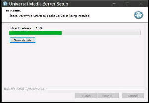 Installing ʁ^Universal Media Server Setup