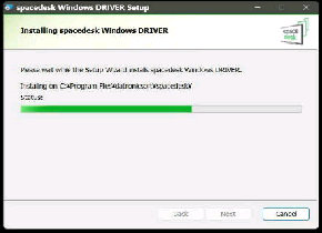 CXg[Ă܂ ʁ^spacedesk Windows DRIVER Setup