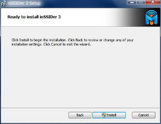 Ready to install inSSIDer 3
